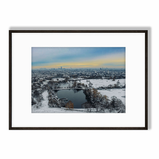 Highgate Men's Pond (Morning Snow)